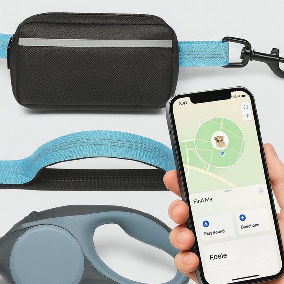 Air Tracker Tag 4-Pack Apple Find My App iOS Smart Key/Luggage Tag/Pet Tracker - Picture 7 of 7